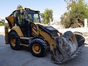 מחפרון משומש 432F2 עם 4080 שעות מנוע