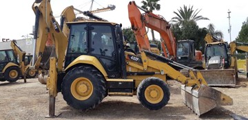 מחפרון משומש 432F2 עם 3300 שעות מנוע
