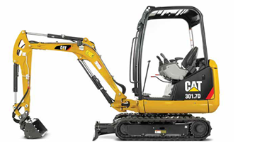 המיני מחפר מדגם 301.7D  - קומפקטי, עוצמתי ואיכותי