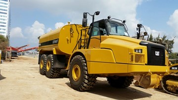 מיכליות המים העוצמתיות מבית קטרפילר נחתו בישראל